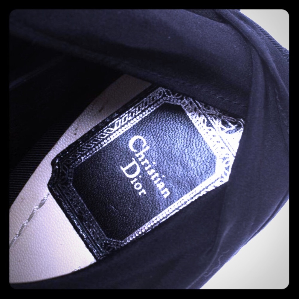 Christian Dior Ankle Wrap Peep toe Heels AHS